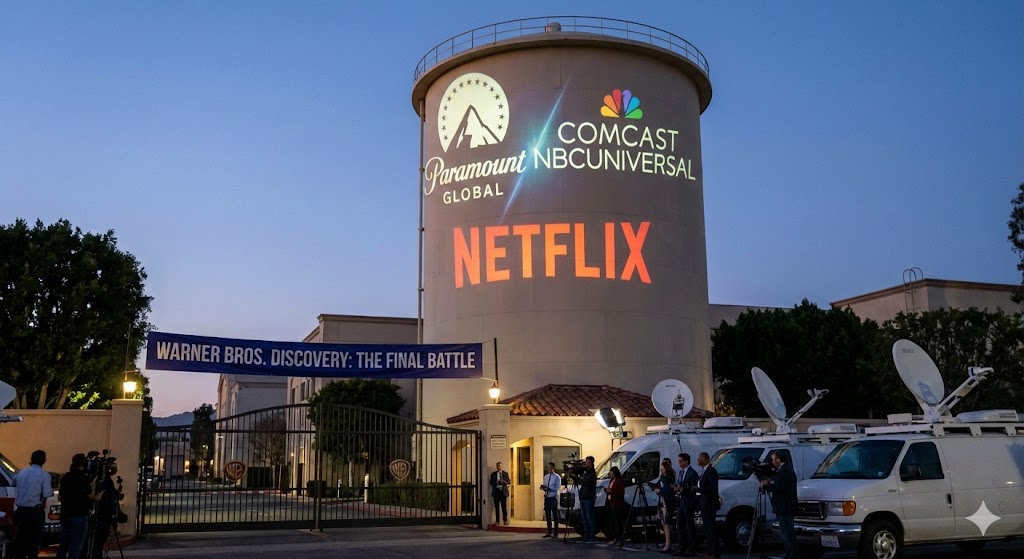 The Battle for Warner Bros: Paramount, Comcast, and Netflix Lock Horns in a High-Stakes Bidding War